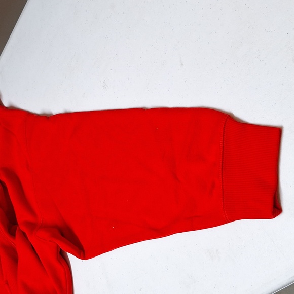 NEW! Women's "Merry & Bright" Holiday Christmas Sweatshirt, Red - Wondershop - Picture 6 of 7